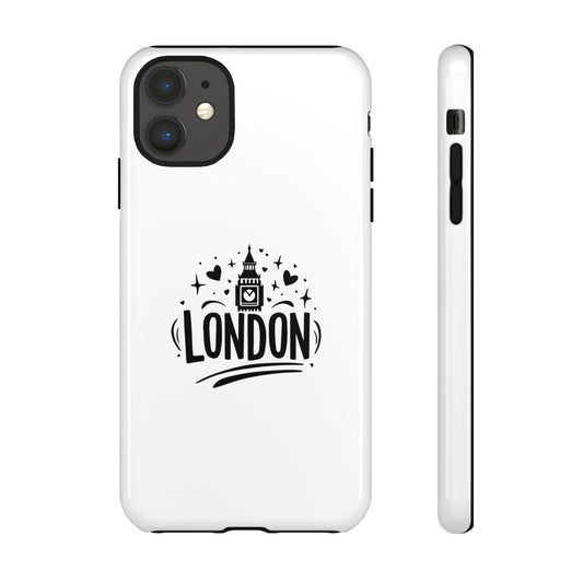Stylish Phone Case for London Lovers, London Gift, Travel Accessory, Unique Smartphone Case, Cityscape Phone Cover