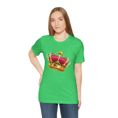 Unisex Jersey Short Sleeve Tee - British Royal Crown Design - Iconic Symbol of Monarchy