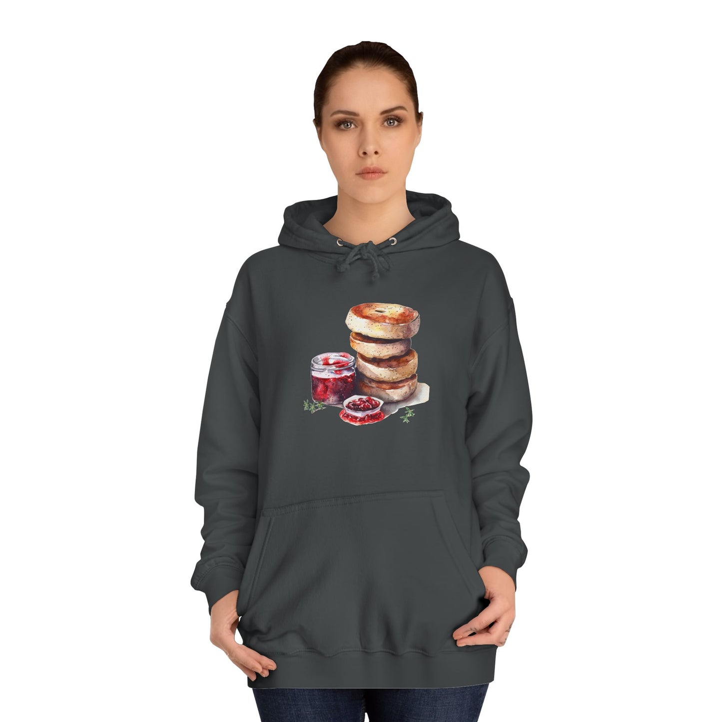 Unisex College Hoodie - The Crown’s Table - British Royal Food Traditions