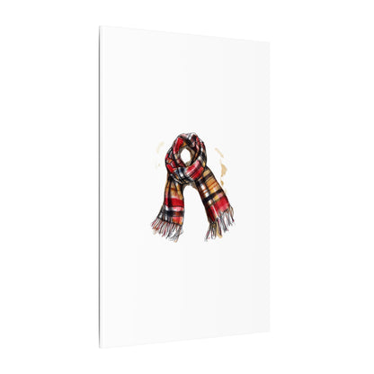 Autumn Scarf Canvas Art Print | Cozy Home Décor, Gift for Fall Lovers, Seasonal Wall Art, Unique Interior Design