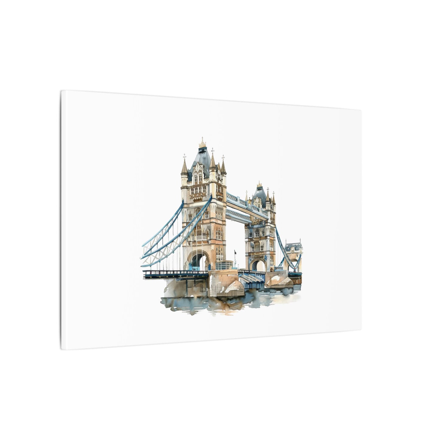 London Bridge Matte Canvas Wall Art, Elegant Home Decor, Unique Gift for Art Lovers, Travel Enthusiast Wall Decor, Modern Aesthetic