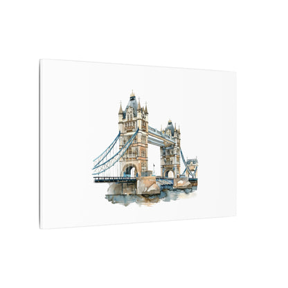 London Bridge Matte Canvas Wall Art, Elegant Home Decor, Unique Gift for Art Lovers, Travel Enthusiast Wall Decor, Modern Aesthetic