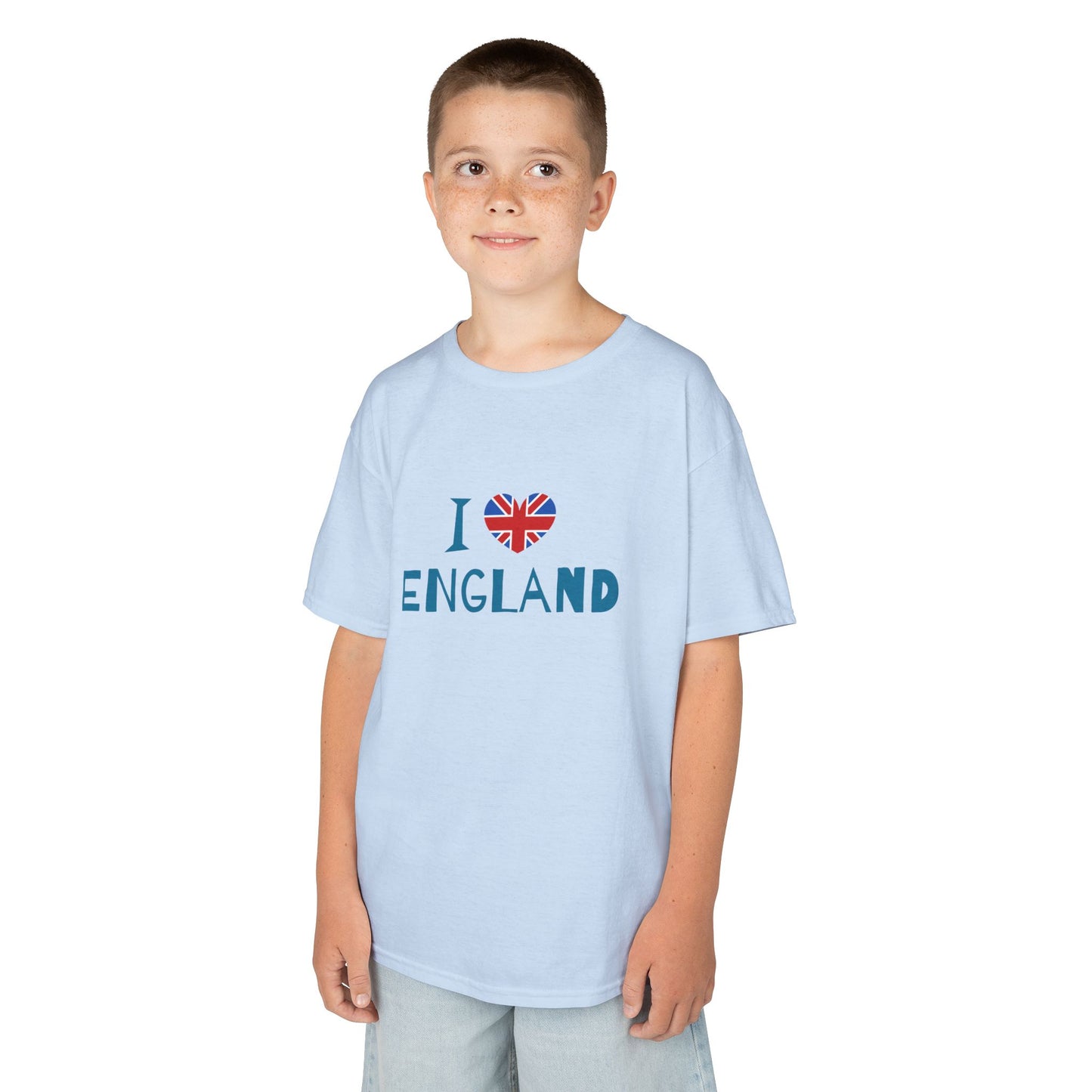 I Love England Kids Tee - Fun Cotton Shirt for Young Explorers