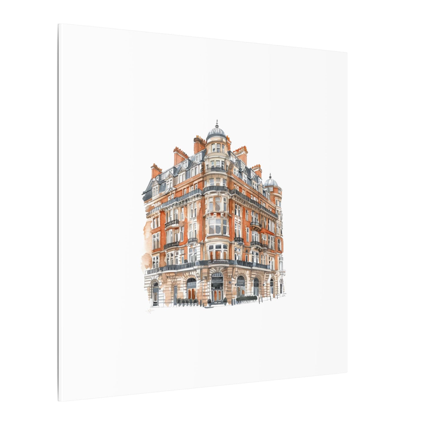 Artistic Matte Canvas Print of Historic Building, Wall Art Decor, Home Interior, Unique Gift, Fine Art, Architecture Lover, Urban Design