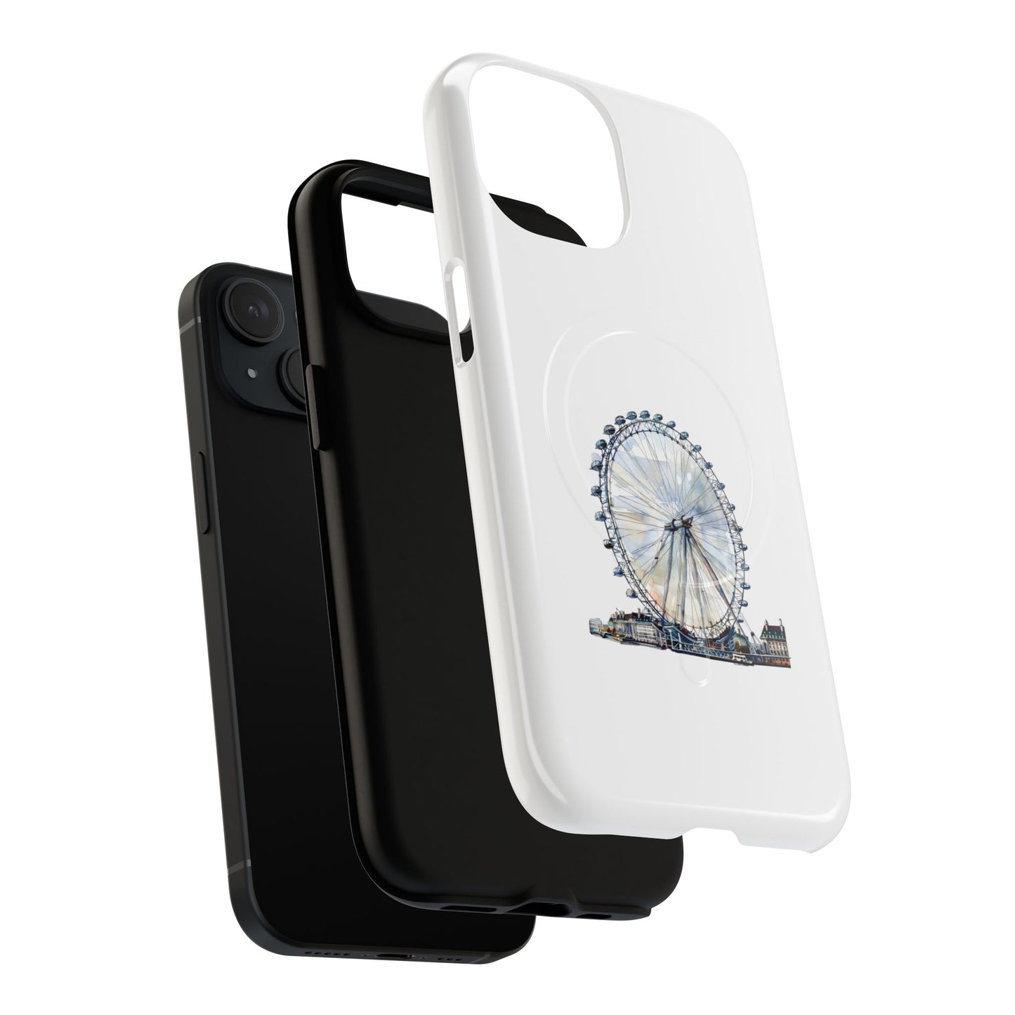 Funky Ferris Wheel Magnetic Case | Tough iPhone Cover, Customized Phone Case, Unique Gift, Festival Accessory, Durable Phone Protection
