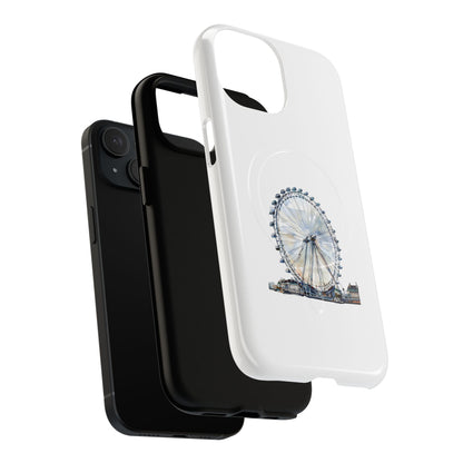 Funky Ferris Wheel Magnetic Case | Tough iPhone Cover, Customized Phone Case, Unique Gift, Festival Accessory, Durable Phone Protection