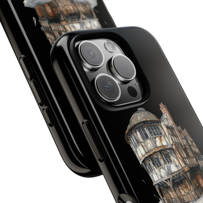 Stylish Phone Case featuring Unique Building Design, Art Lover Gift, Durable Phone Cover, Trendy Gadget Accessory, Unique Gift for Her