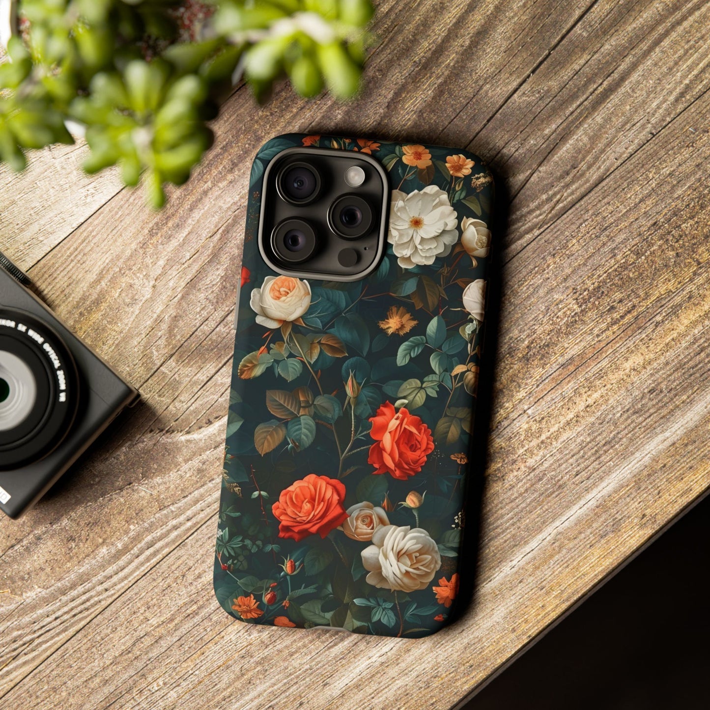Floral Phone Case | Tough Cases with Elegant Design | Gift for Her, Mother's Day, Birthdays, Personalized, Trendy Tech Accessories
