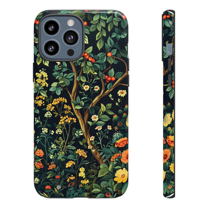 Floral Phone Case - Tough Cases, Colorful Nature Design, Gift for Flower Lovers, Phone Accessory, Unique Cell Phone Cover