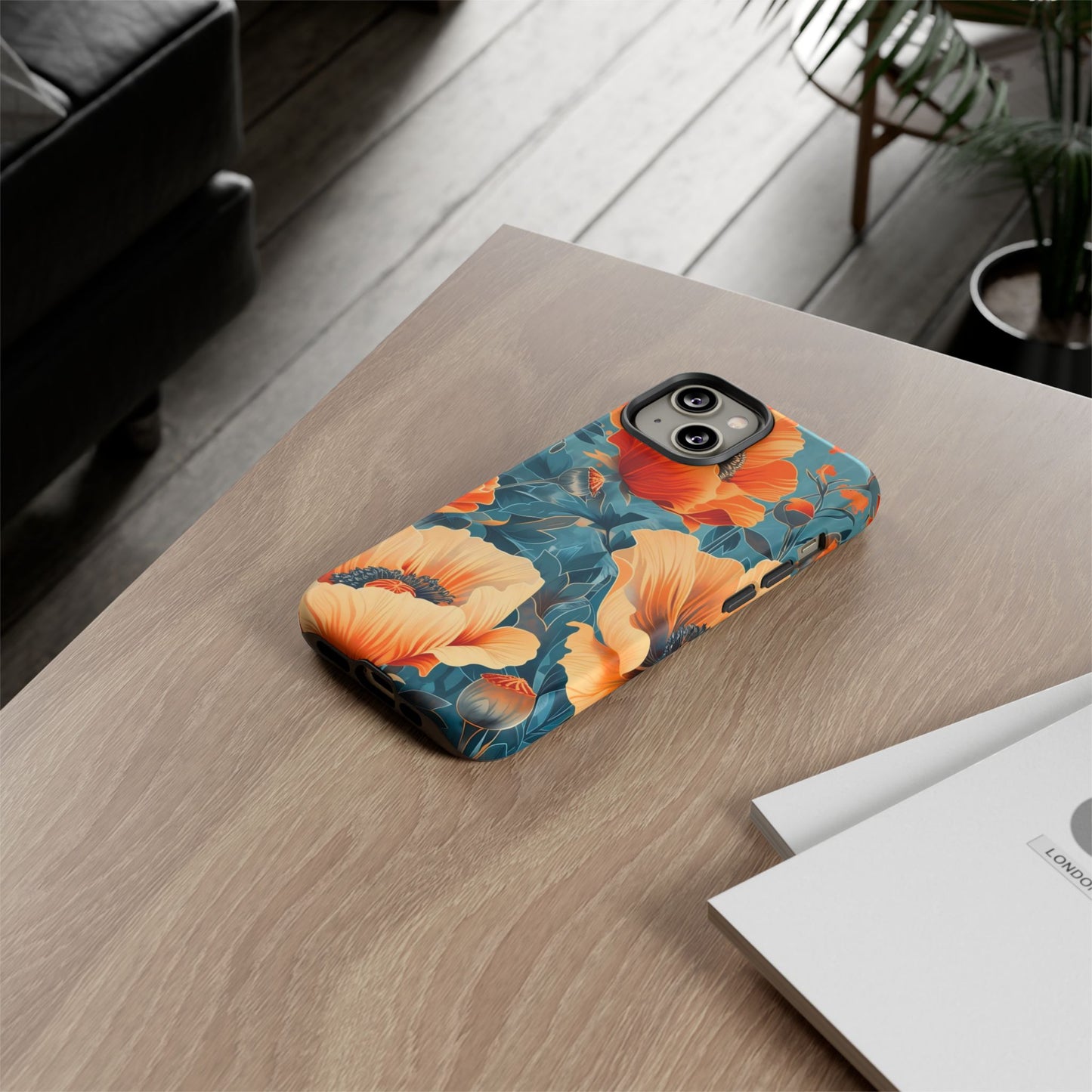 Floral Phone Case, Tough Cases for Protection and Style, Spring Aesthetic, Gift for Her, Phone Accessory for Nature Lovers