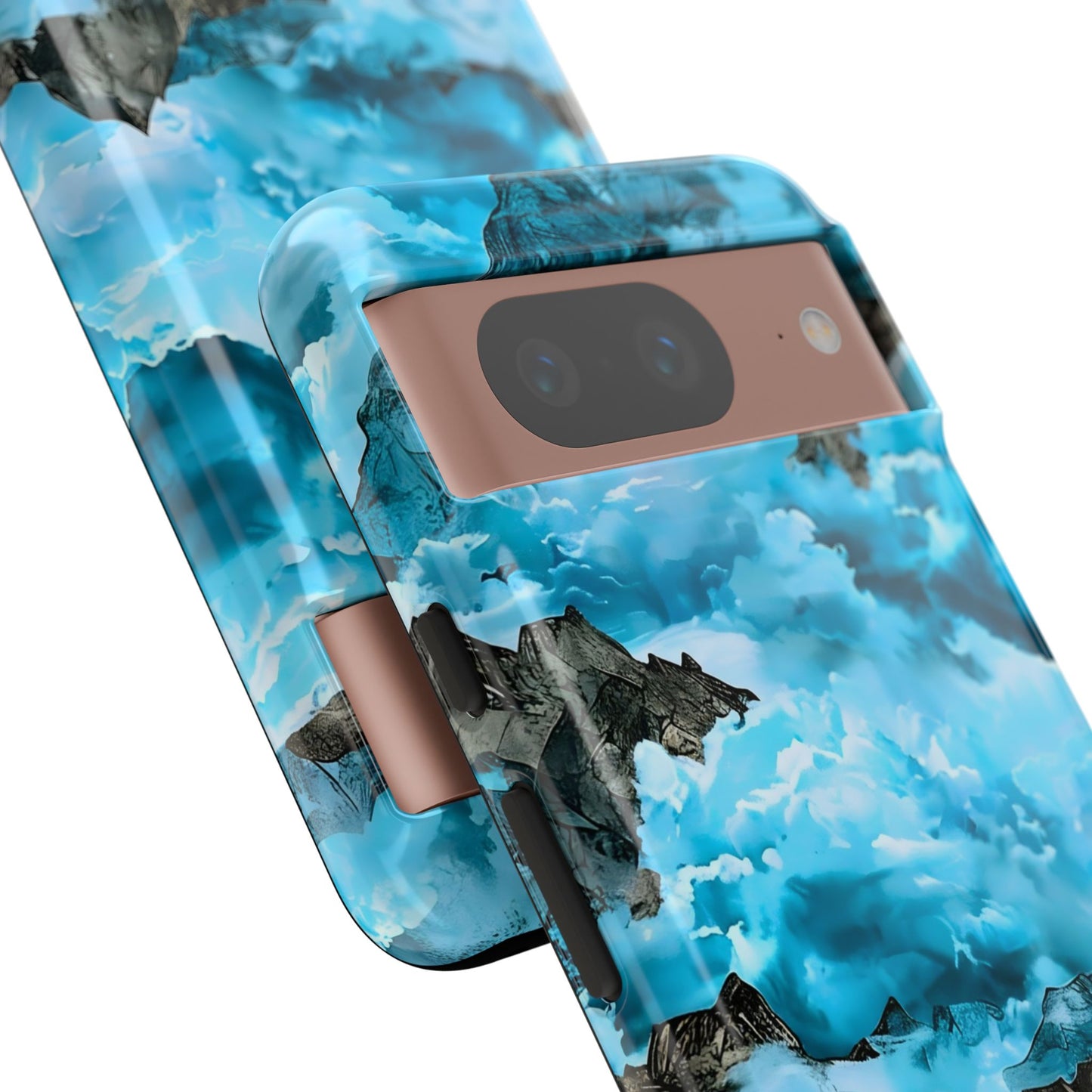 Mountain Wave Phone Case - Adventure Gear, Outdoor Gifts, Stylish Cases, Trendy Accessories, Nature Lovers