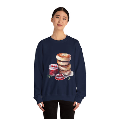 Unisex Heavy Blend™ Crewneck Sweatshirt - Royal Treats - British Cuisine with a Regal Twist