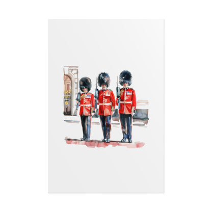 London Guard Roll-Up Posters, British Soldier Art Prints, Home Decor, Travel Gifts, Wall Art for Various Occasions