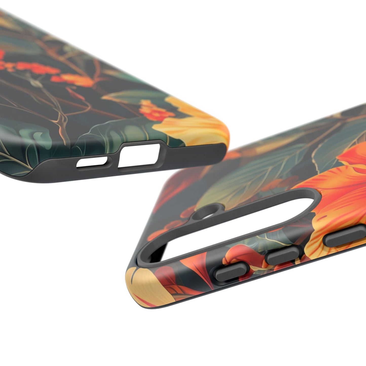 Colorful Floral Phone Case, Tough Cases, Vibrant Smartphone Cover, Gift for Nature Lovers, Summer Vibes, Unique Phone Accessory