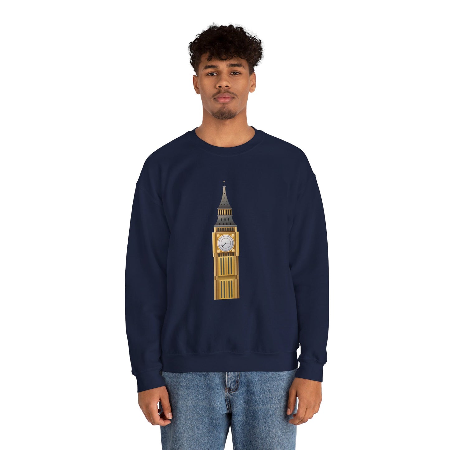 Unisex Heavy Blend™ Crewneck Sweatshirt Classy - Iconic Big Ben Clock Tower