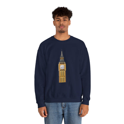 Unisex Heavy Blend™ Crewneck Sweatshirt Classy - Iconic Big Ben Clock Tower