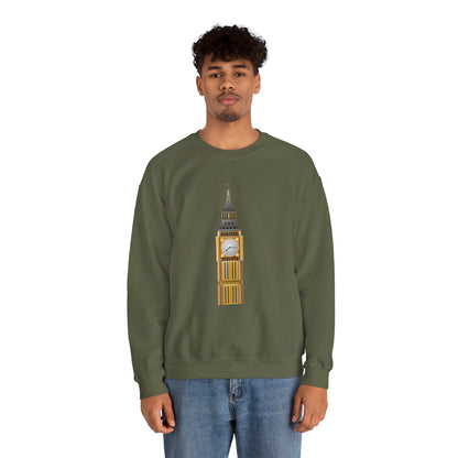 Unisex Heavy Blend™ Crewneck Sweatshirt Classy - Iconic Big Ben Clock Tower