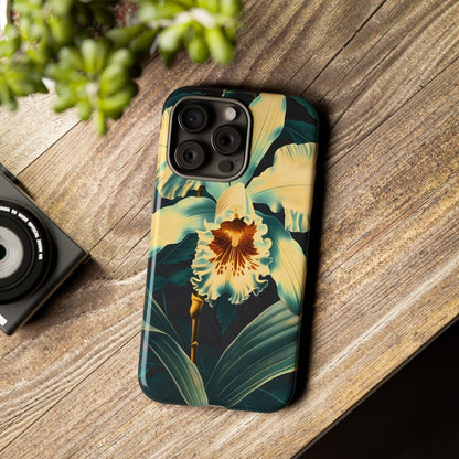 Floral Phone Case - Tough Cases with Orchid Design, Durable Smartphone Cover for Nature Lovers, Floral Gift for Her, Botanical [...]