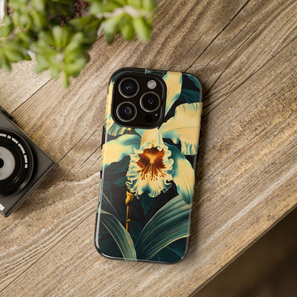 Floral Phone Case - Tough Cases with Orchid Design, Durable Smartphone Cover for Nature Lovers, Floral Gift for Her, Botanical [...]