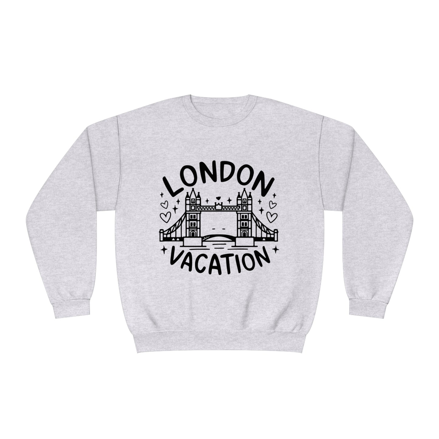 Unisex NuBlend® Crewneck Sweatshirt - London's Peaceful Vacation