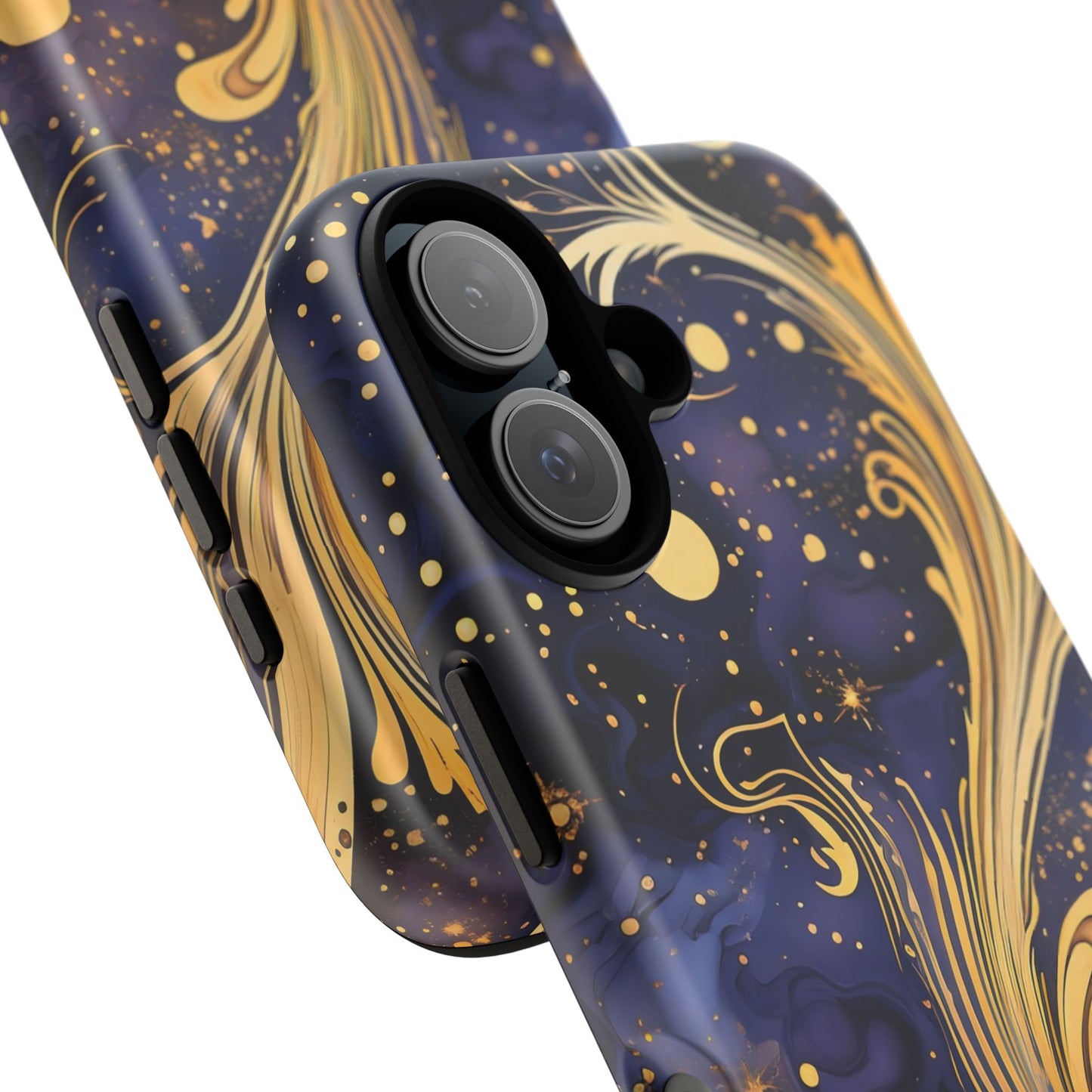 Elegant Floral Phone Case, Tough Cases for Women, Artistic Galaxy Design, Phone Cover for Cosmic Lovers, Unique Gift Idea