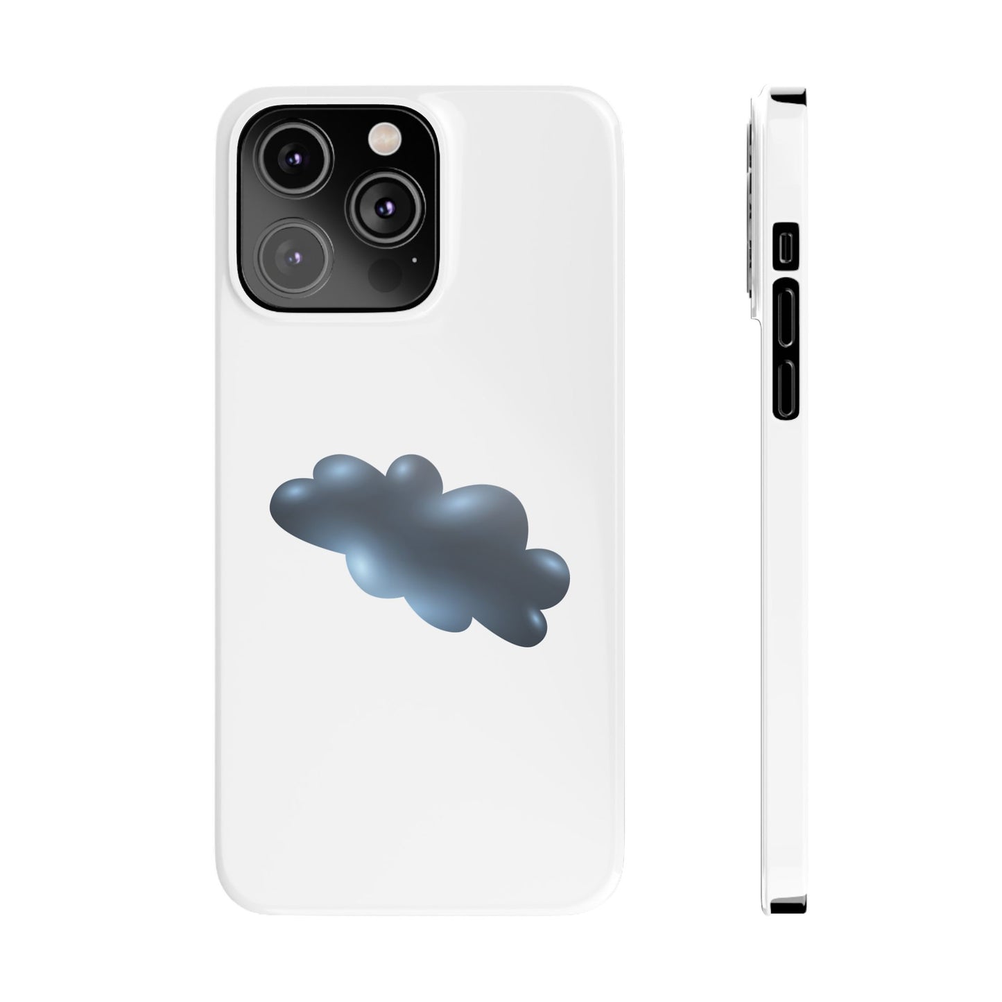 Soft Cloud Slim Phone Cases | Aesthetic Phone Cover, Cute Gift for Teens, Minimalist Design, Trendy Phone Accessories, Cloud Lover
