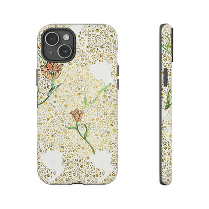 Elegant Floral Phone Case, Tough Cases for iPhone, Stylish Smartphone Cover, Protection with Floral Art, Unique Gift for Her