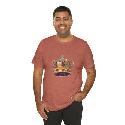 Unisex Jersey Short Sleeve Tee Cozy - British Royal Crown