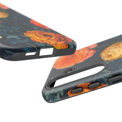 Floral Phone Case - Tough Cases, Stylish Protection, Gift for Flower Lovers, Customizable Cover, Floral Design Mobile Accessory