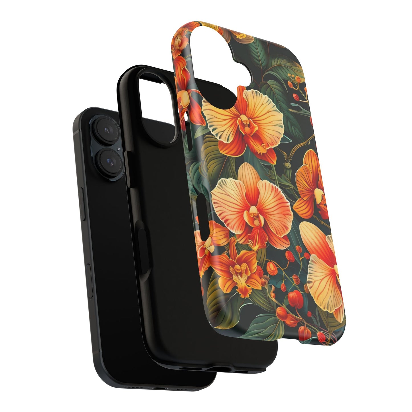 Floral Phone Case - Tough Cases, Protective Cover, Gift for Her, Smartphone Accessory, Floral Design, Nature-Inspired