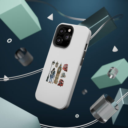 London-Inspired Magnetic Tough Cases | Custom Phone Covers for Travel Lovers, Gift for Friends, Unique Accessories, Phone Protection