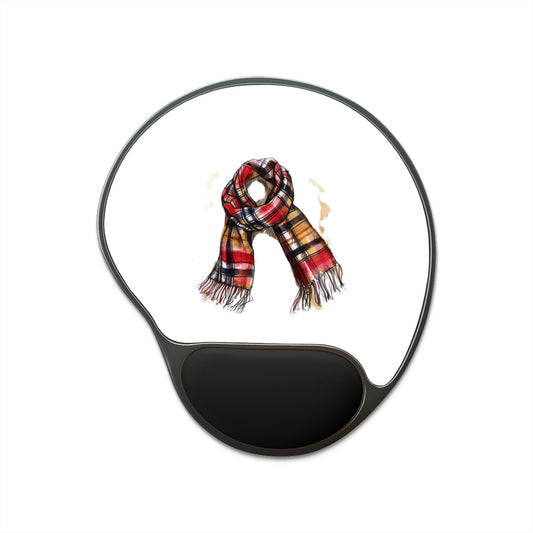 Cozy Scarf Mouse Pad with Wrist Rest | Perfect for Home Office, Christmas Gift, Winter Aesthetic, Desk Accessory, Work Essentials, [...]