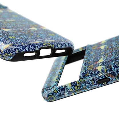 Bird and Floral Pattern Phone Case, Tough Cases, Gift for Nature Lovers, Eco-friendly, Custom Phone Accessories, All-Occasion