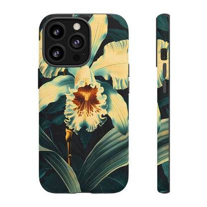 Floral Phone Case - Tough Cases with Orchid Design, Durable Smartphone Cover for Nature Lovers, Floral Gift for Her, Botanical [...]