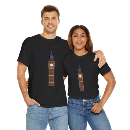 Big Ben - Iconic British Tower and Landmark Classic Unisex Heavy Cotton T-shirt
