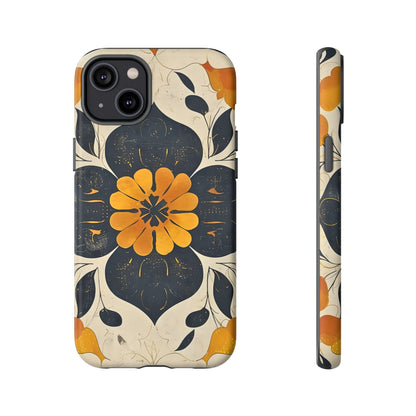 Floral Phone Case - Tough Cases, Botanical iPhone Cover, Vintage Flower Design, Durable Smartphone Protection, Unique Gift Idea