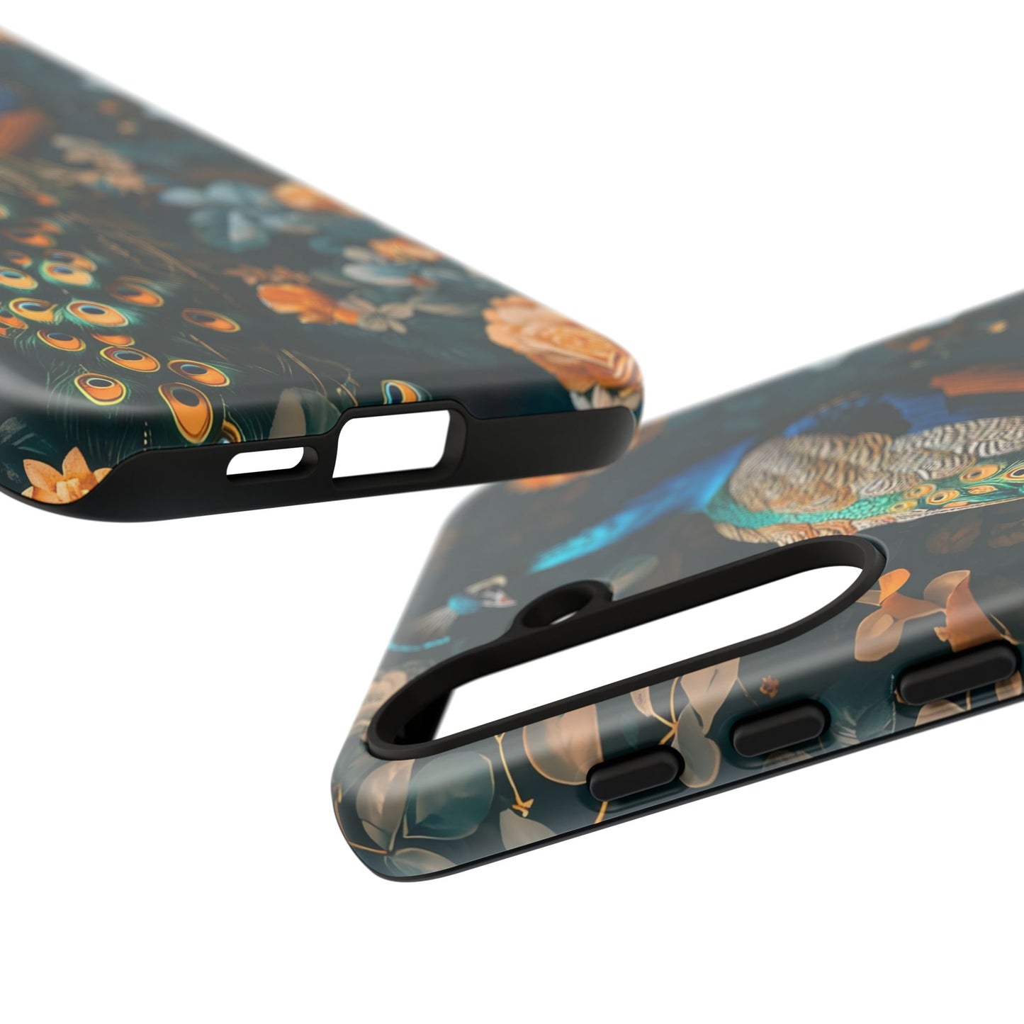 Peacock Phone Case - Elegant Floral Design, Tough Case for Protection, Unique Gift for Nature Lovers, Stylish Accessory, Eco-Friendly