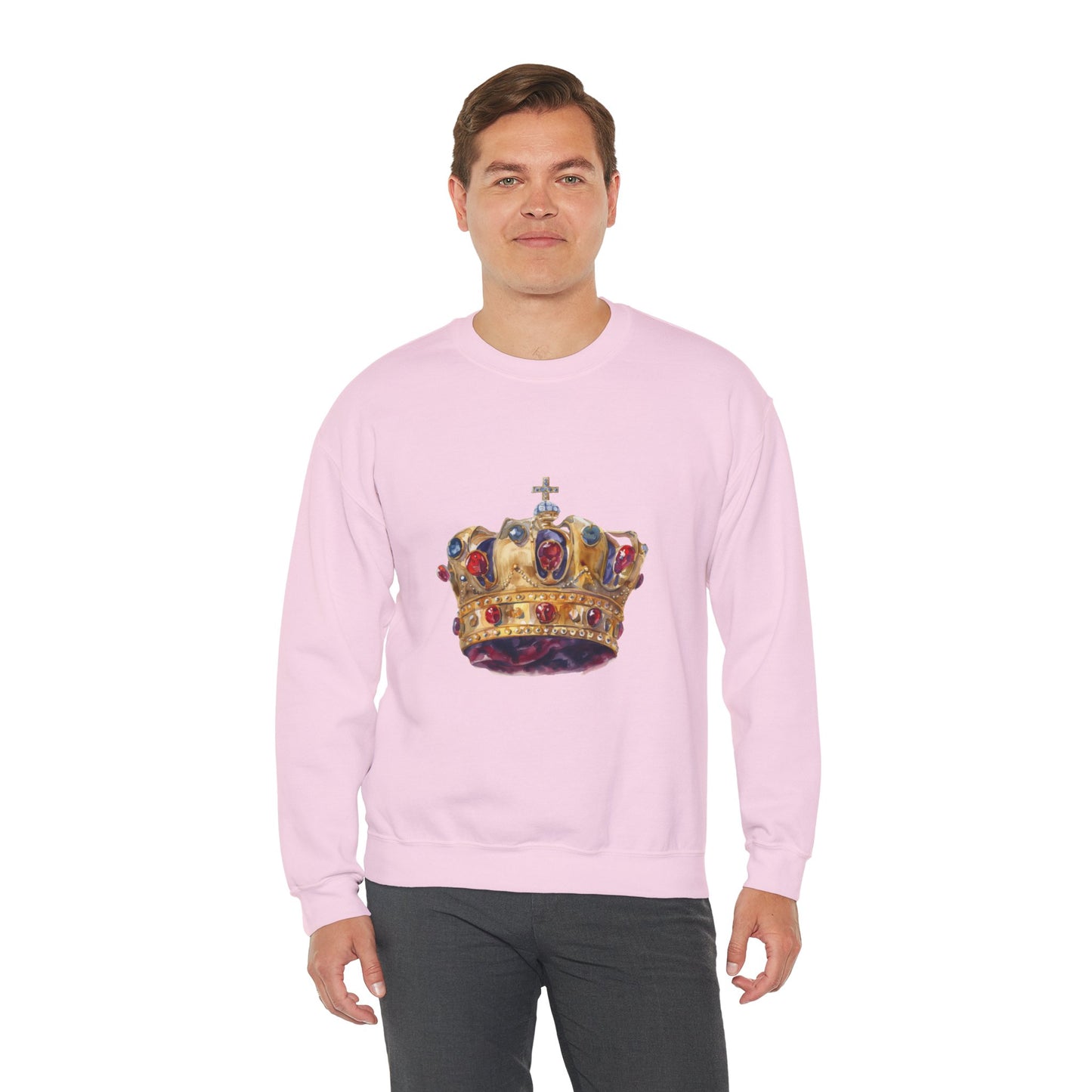 Unisex Heavy Blend™ Crewneck Sweatshirt High Grade - British Royal Crown