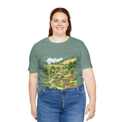 Unisex Jersey Short Sleeve Tee - Enchanting Landscapes of Britain