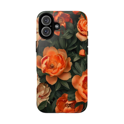Stylish Floral Phone Case, Tough Cases, Floral Phone Cover, Gift for Her, Spring Accessories, Mother's Day, Phone Protection