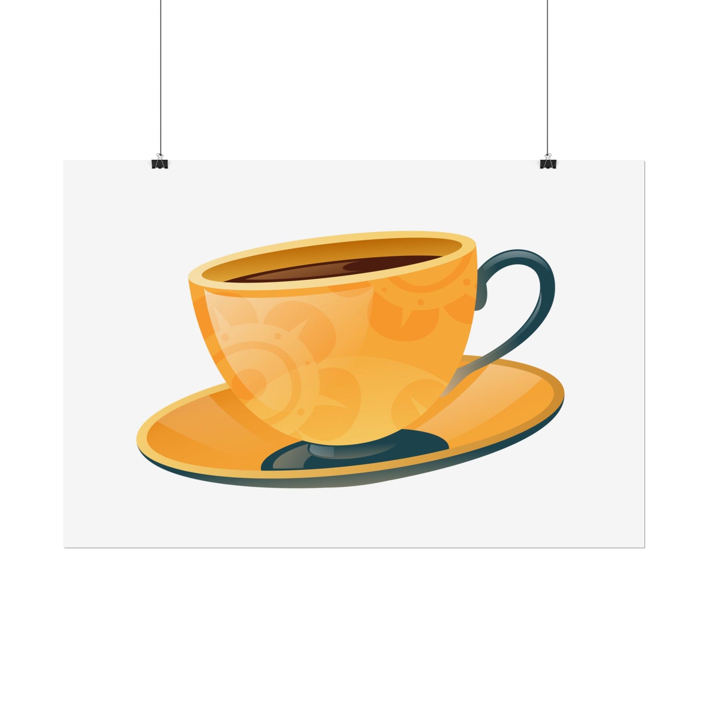 Coffee Lovers Rolled Posters, Cute Coffee Art, Kitchen Decor, Coffee Shop Print, Gift for Coffee Enthusiasts
