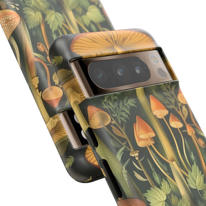 Mushroom Forest iPhone Case, Tough Cases for Nature Lovers, Vibrant Phone Accessories, Unique Gift for Him/Her, Eco-Friendly Style