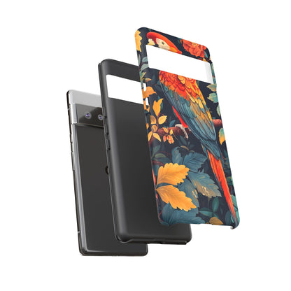 Vibrant Parrot Phone Case - Tough, Stylish, Nature-Inspired, Tropical, Wildlife, Perfect Gift, Summer Vibes