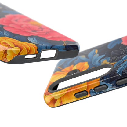 Floral Phone Case, Tough Cases, Stylish Mobile Cover, Gifts for Her, Phone Accessories, Unique Flower Design