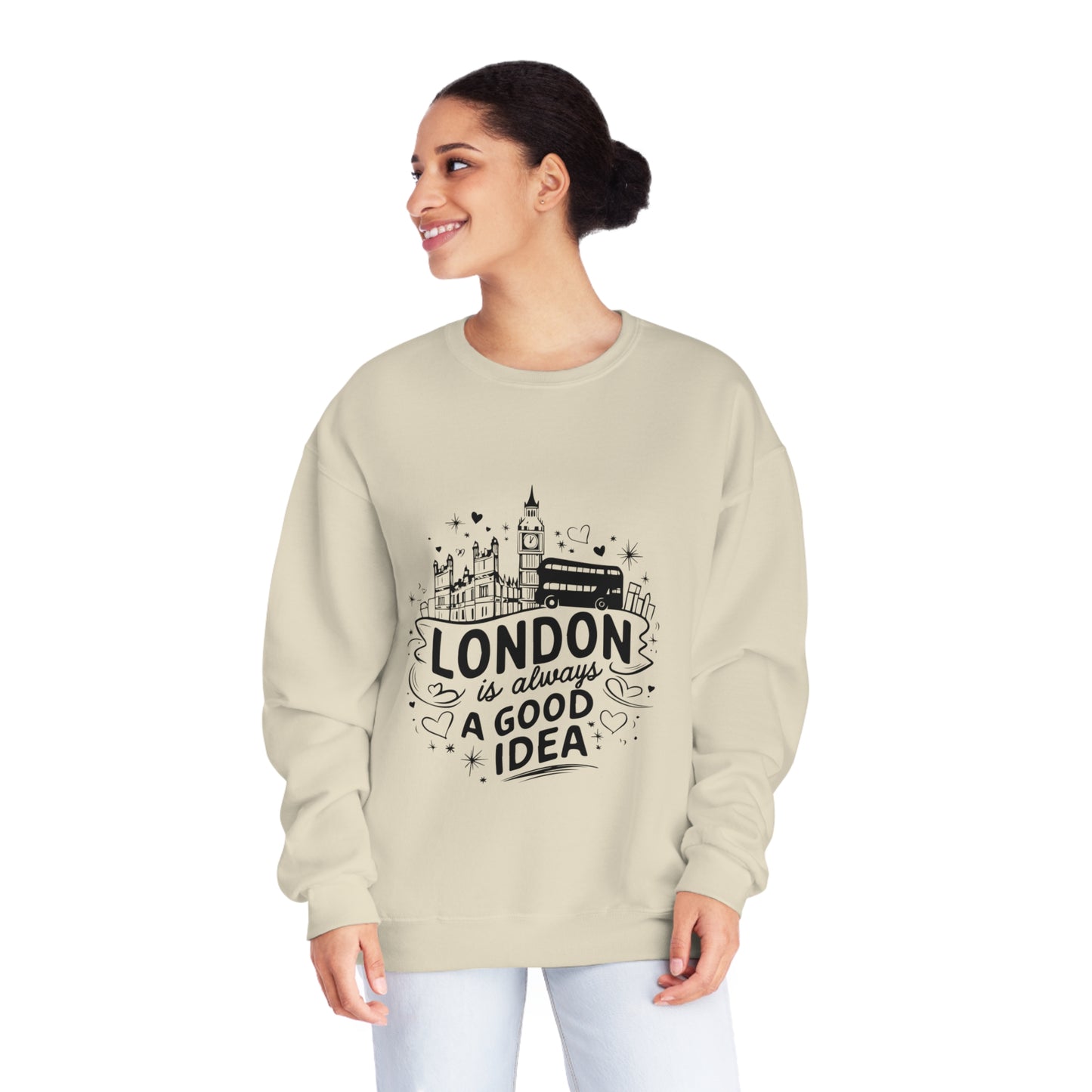 Unisex NuBlend® Crewneck Sweatshirt - London is always a good idea