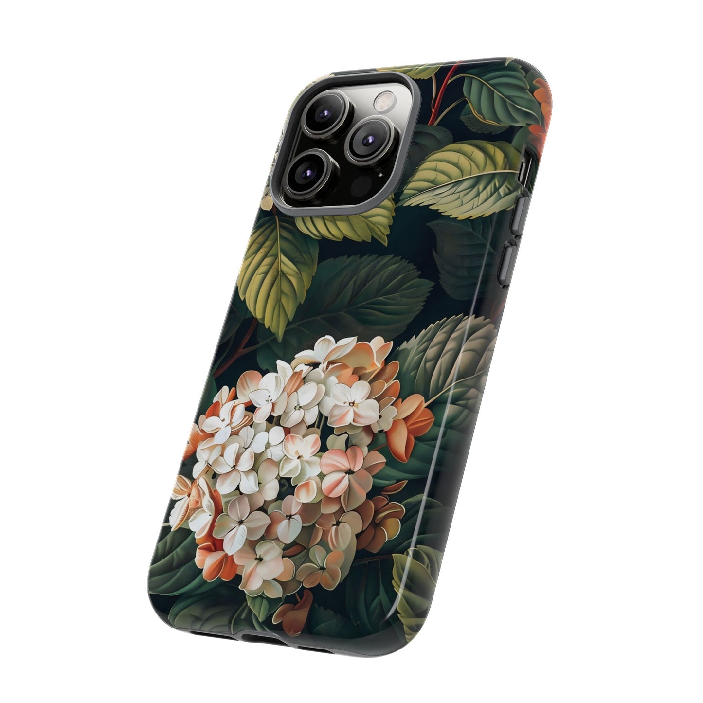 Floral Phone Case - Tough Cases, Nature Lover Gift, Floral Design, Botanical Phone Cover, Stylish Cellphone Accessory, Mother's Day Gift