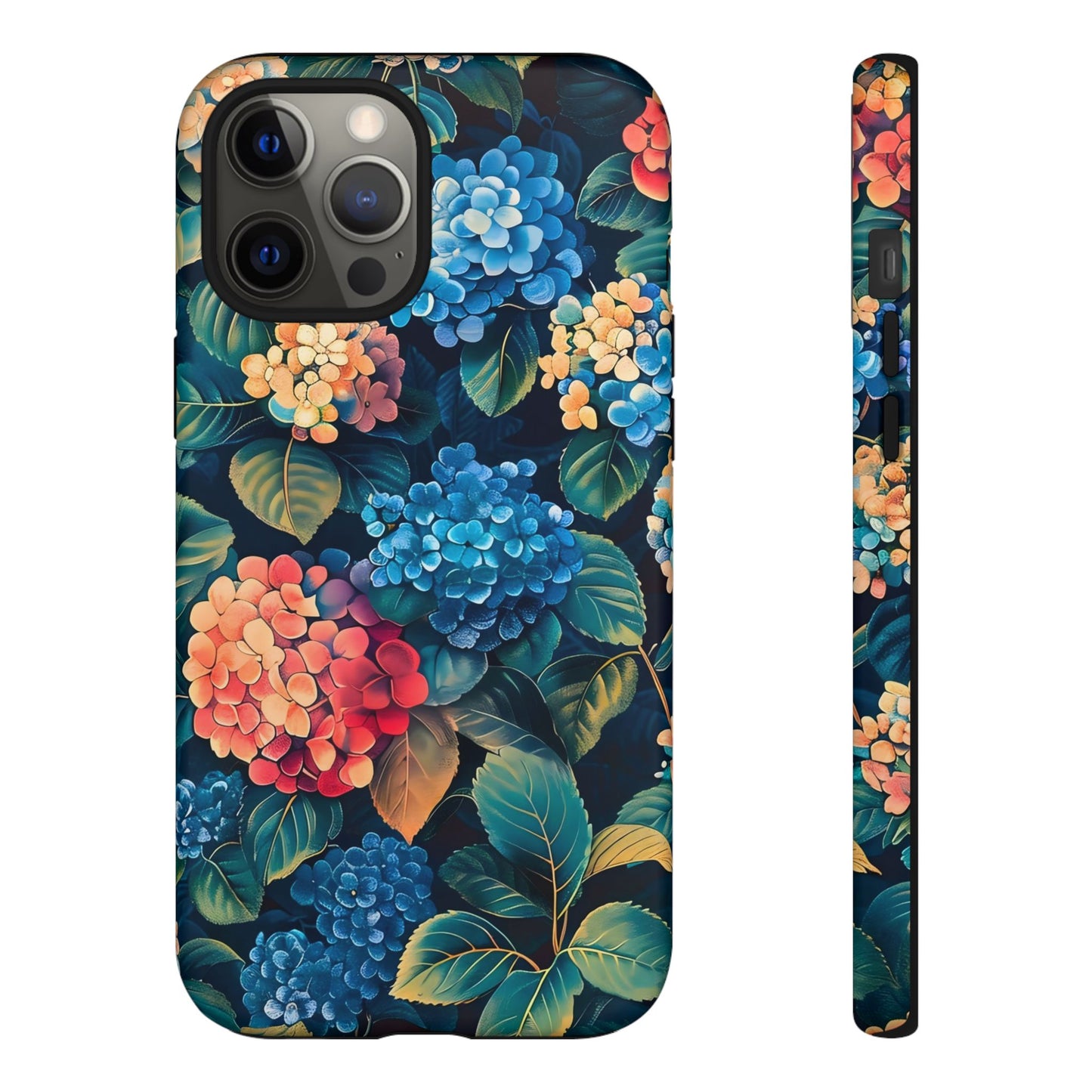 Floral Phone Case, Stylish Tough Case for Gardener Gift, Flower Lover Accessory, Pretty Floral Design, Protective Case