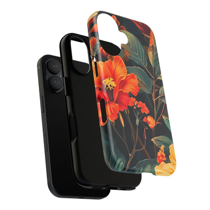 Colorful Floral Phone Case, Tough Cases, Vibrant Smartphone Cover, Gift for Nature Lovers, Summer Vibes, Unique Phone Accessory