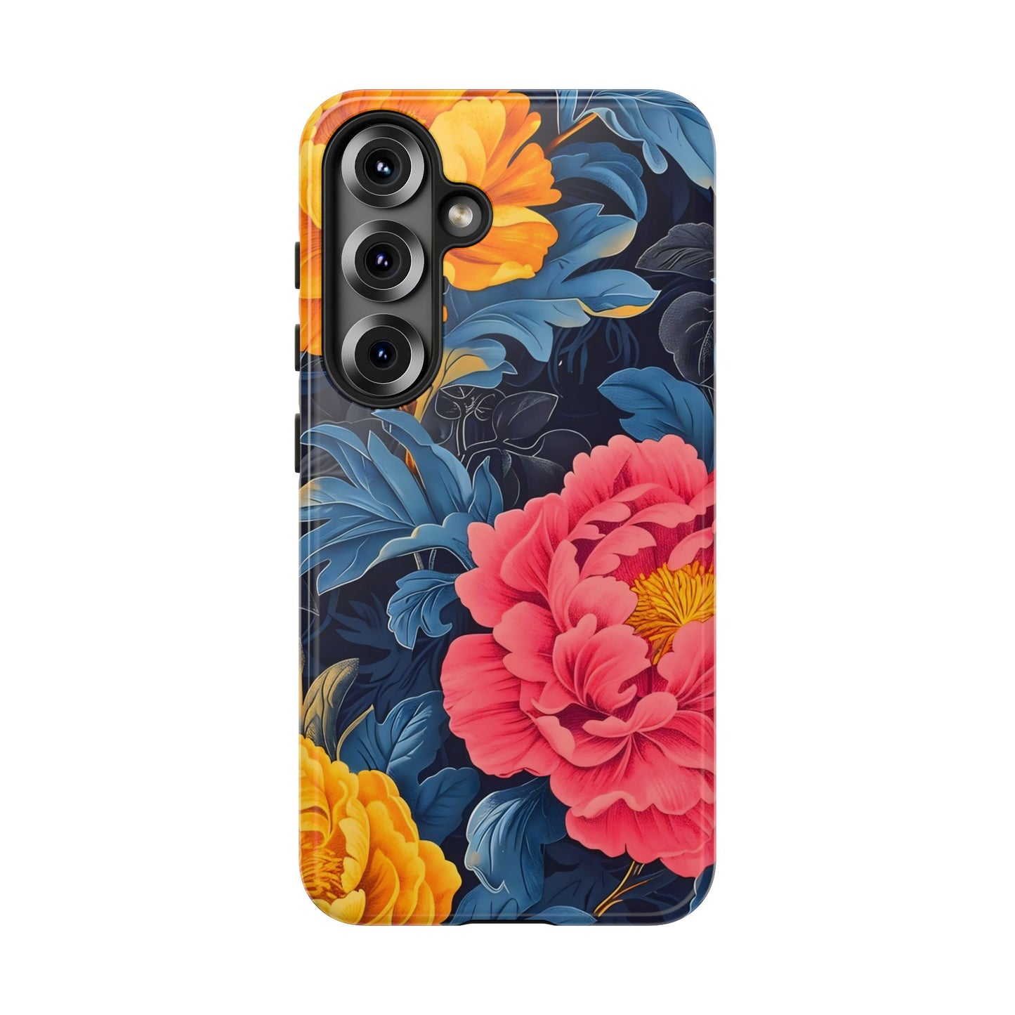 Floral Phone Case, Tough Cases, Stylish Mobile Cover, Gifts for Her, Phone Accessories, Unique Flower Design