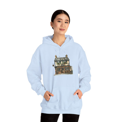 Unisex Heavy Blend™ Hooded Sweatshirt - A British Village Dream